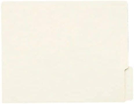 Smead End Tab File Folder, 1/3-Cut Tab, Letter Size, Manila, 100 per Box (24130)