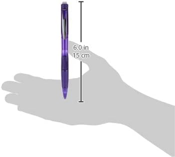 Pentel Mechanical Pencil, Refillable Lead/Eraser, 0.9mm, Purple (PENPD279TV)