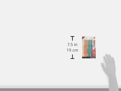 Pilot Precise V5 Capped Liquid Ink Rollerball Pens, Extra Fine Point Ink Pens 0.5 mm, Colored Pens, Assorted Colors, Pack of 7 - Ideal for School, Journaling, & Office Writing