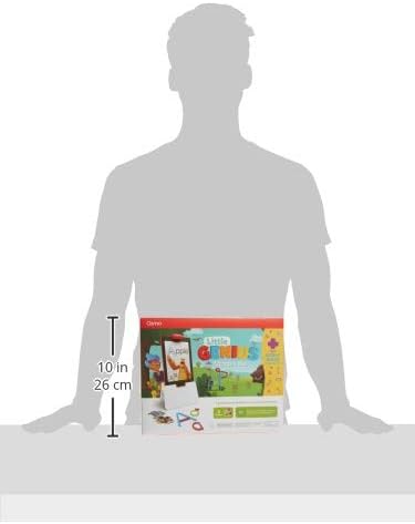 Little Genius Starter Kit for Fire Tablet + Early Math Adventure - 6 Educational Games-Counting, Shapes & Phonics-STEM Gifts-Ages 3 4 5(Tablet Base Included)