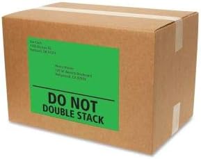 Avery High-Visibility Neon Shipping Labels for Laser Printers Assorted Colors, 8-1/2 x 11, Box of 100 (5935)