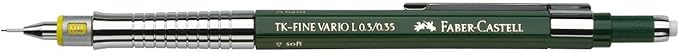 Faber Castell Mechanical Pencil, TK Fine Vario, 0.35mm (135300)