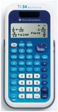 Texas Instruments New Office Free Cover Solar Scientific TI-34 MultiView Calculator