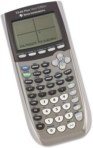 Texas Instruments TI-84 Plus Silver Edition Graphing Calculator (Renewed)