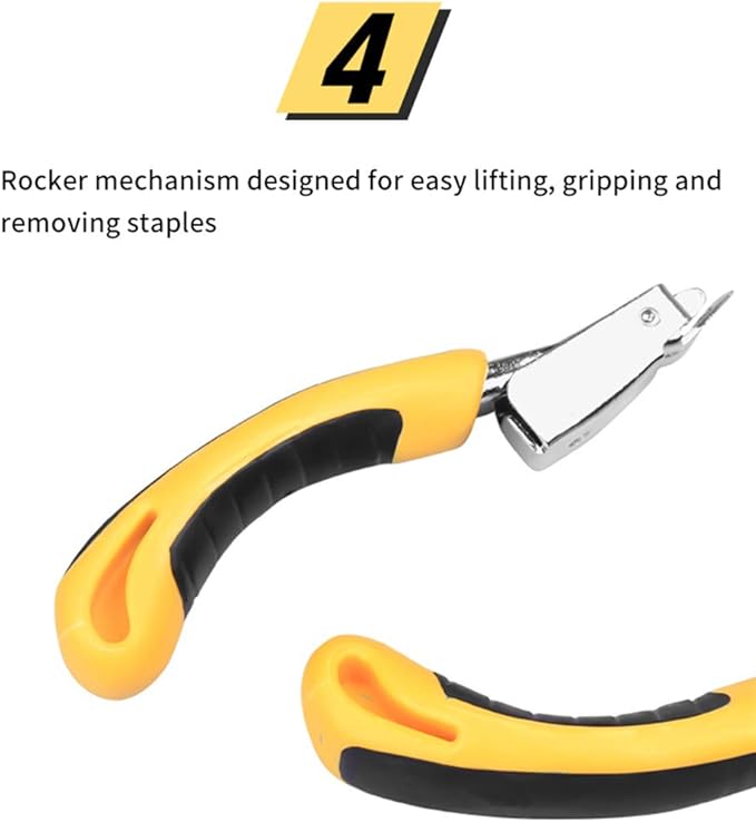 Staple Removers Heavy Duty Staple Remover, Staple Puller Tool Upholstery Construction Stapler Heavy Duty Tack Lifter Office Claw Tools Puller Removing Carpet Staple Remover
