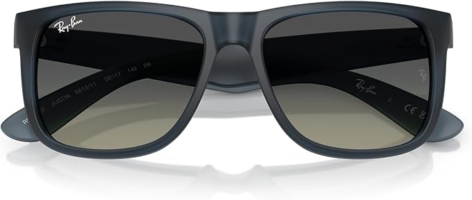 Ray-Ban unisex-adult Rb4165f Justin Low Bridge Fit Rectangular Sunglasses