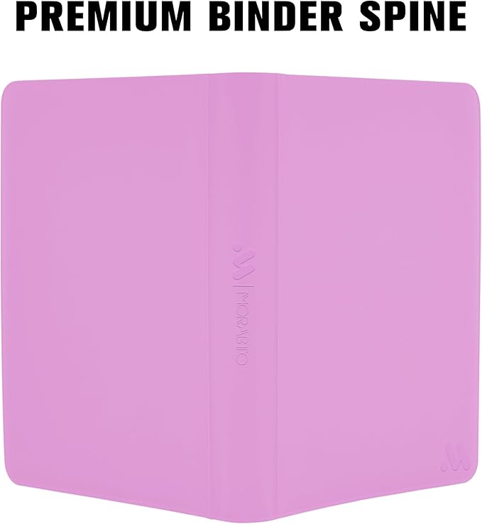 Card Binder 16 Pocket,Trading Card Binder Holds up to 1408 Cards with 44 Sleeves,Zipper Card Holder Album Compatible with TCG Card/Game Cards/Sports Card-Purple