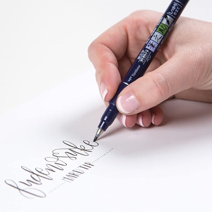 Fudenosuke Brush Pen, Hard Tip, Black