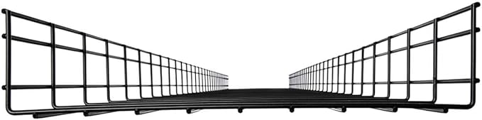 Tripp Lite Wire Mesh Cable Tray Management Organization, Ideal for Industrial & Data Centers, 6 Pack, 18 inches x 4 inches x 10 Feet / 450 x 100 x 3000 millimeters, 5-Year Warranty (SRWB18410STR6)