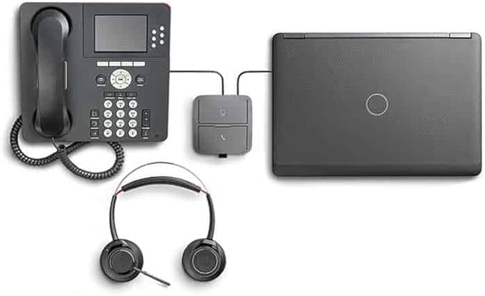 Plantronics MDA200 Headset Communications Hub 83757-01 PC USB Switch