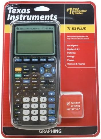 Texas Instruments Ti-83 Plus Graphing Calculator(packaging May Vary)