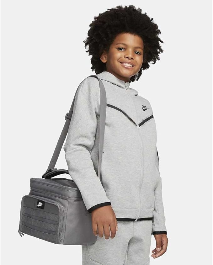 Nike Futura Sport Smoke Grey 9A2993-M19 Insulated PEVA lining Lunch Bag (Smoke Grey)
