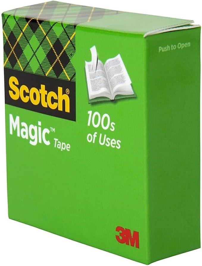 Scotch 810723PK Magic Tape Refill, 1-Inch x 2592-Inch, 3-Inch Core, 3/Pack