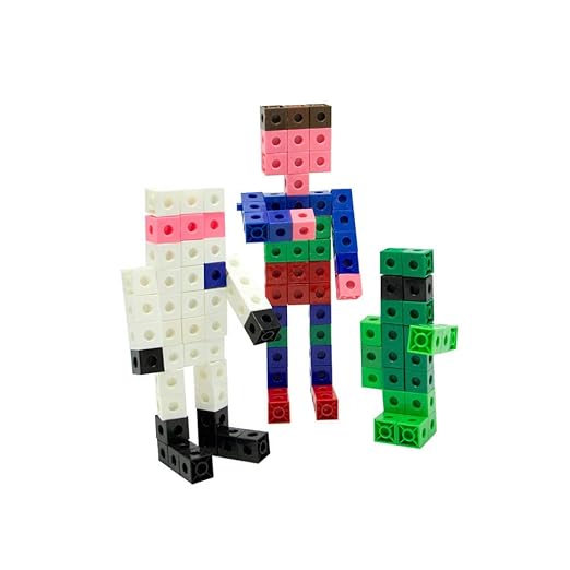 hand2mind Snap Cubes, Math Linking Cubes, Plastic Cubes, Snap Blocks, Color Sorting, Connecting Cubes, Math Manipulatives, Counting Cubes for Kids Math, Math Cubes, Math Counters (Set of 100)