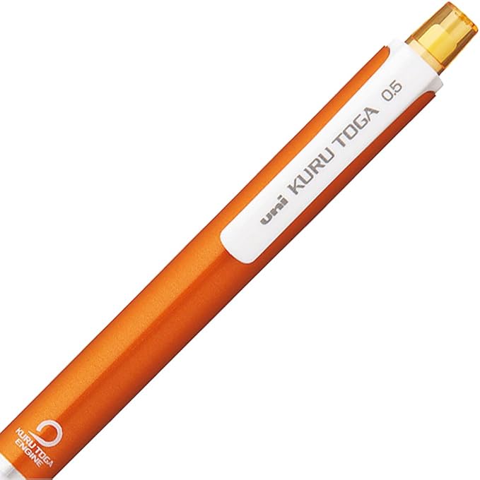 Uni Kurutoga Mechanical Pencil Standard, 0.5mm, Orange (M54501P.4)
