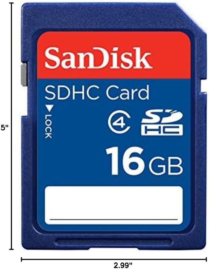 SanDisk Flash 16 GB SDHC Flash Memory Card SDSDB-016G (Label May Change)