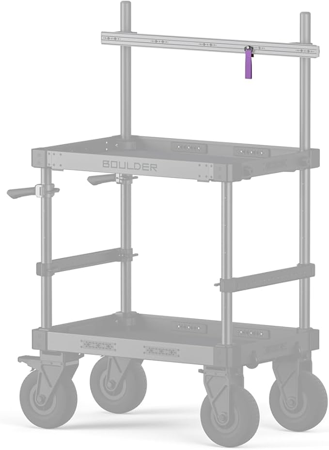 Tilta 1/4”-20 Mounting Strap for Boulder Camera Cart | Universal Threaded Accessory Strap Loop | Secure Cable, Tool, or Bag Attachment | Durable Reinforced Woven Material | On-Set Organizer - Purple