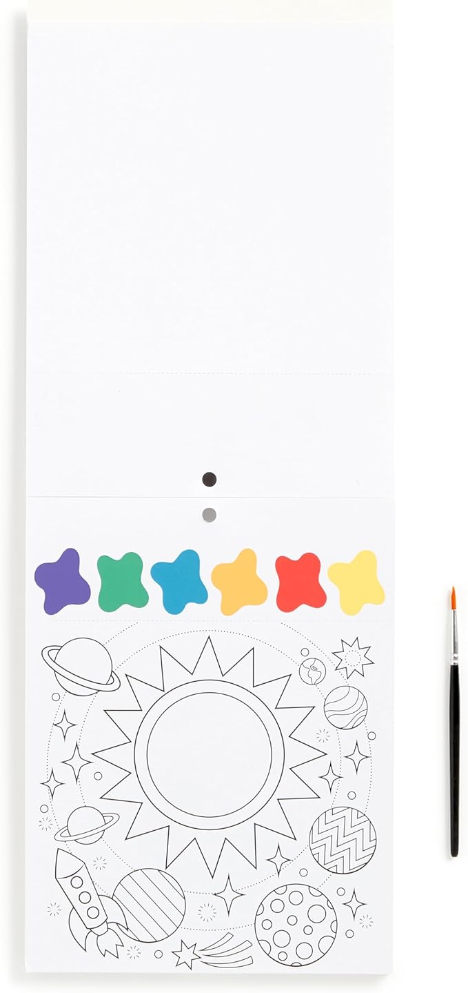 Mudpuppy Cosmic Space – Painting Kit with Illustrations of Fun Outer Space Designs for Children Ages 5 and Up