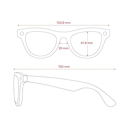 Ray-Ban Meta (Gen 1), Skyler, Shiny Chalky Grey | Smart AI Glasses for Men, Women — 12 MP Camera, Open-Ear Speakers, Video Recording, Bluetooth — Transitions® Sapphire Lenses — Wearable Technology