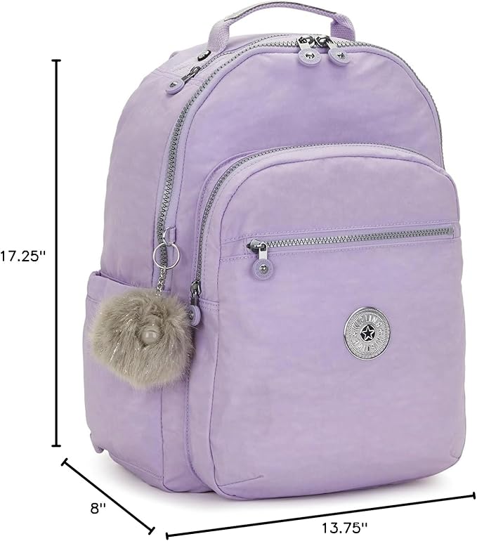 Kipling Women's Seoul 15" Laptop Backpack, Durable, Roomy with Padded Shoulder Straps, Built-In Protective Sleeve