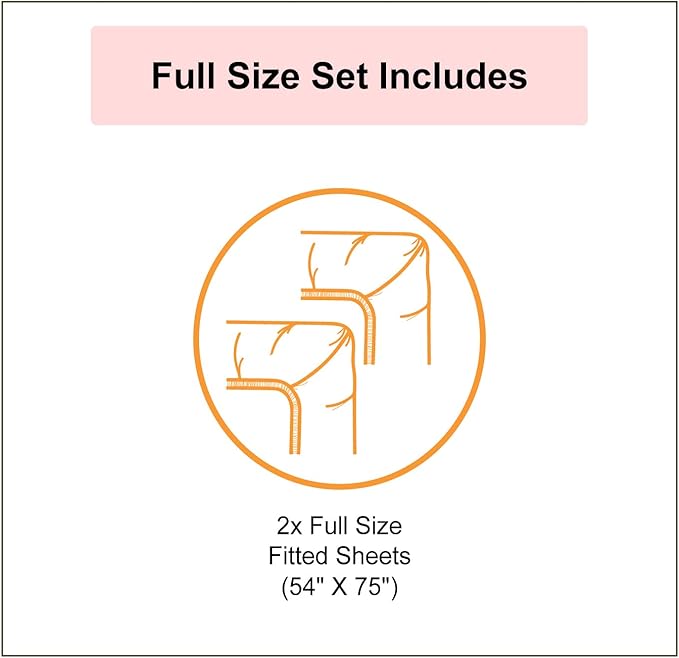 Ambesonne Seafoam 2 Pack Fitted Sheet, Stained Glass Composition, Bed Cover All-Round Elastic Deep Pockets 2 Pieces, Package Contains 2 Full Size Fitted Sheets, Multicolor