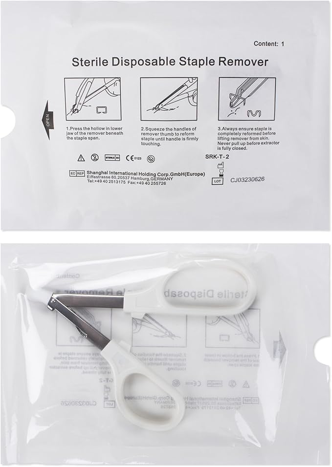 Oasis Sterile Skin Staple Remover, Vet and Medical First Aid Use