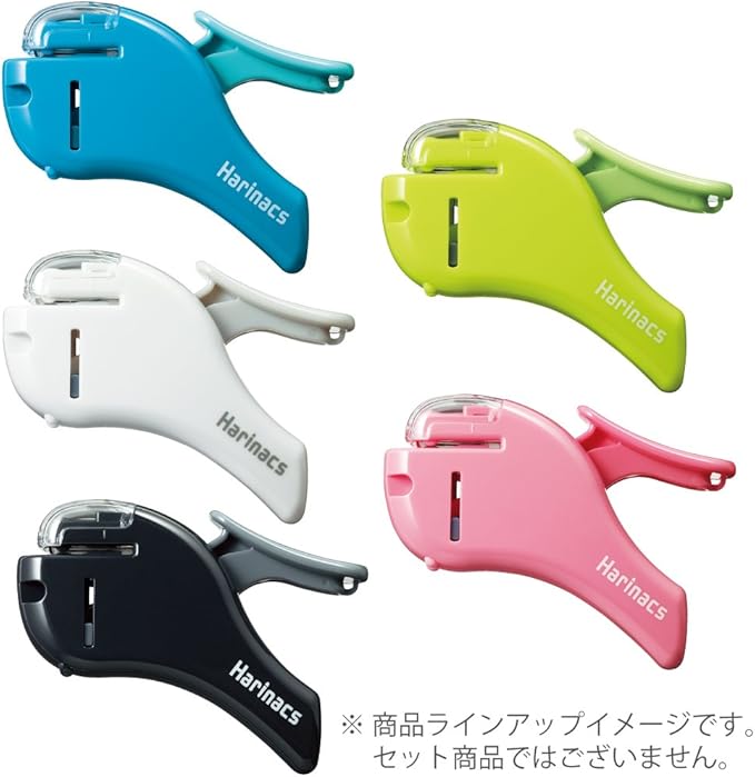 Kokuyo Stapleless Stapler, Harinacs Handheld Staple-Free, Up to 5 Sheets No Staple Binding, Portable Holeless Compact Alpha, Pink, Japan Import (SLN-MSH305P)