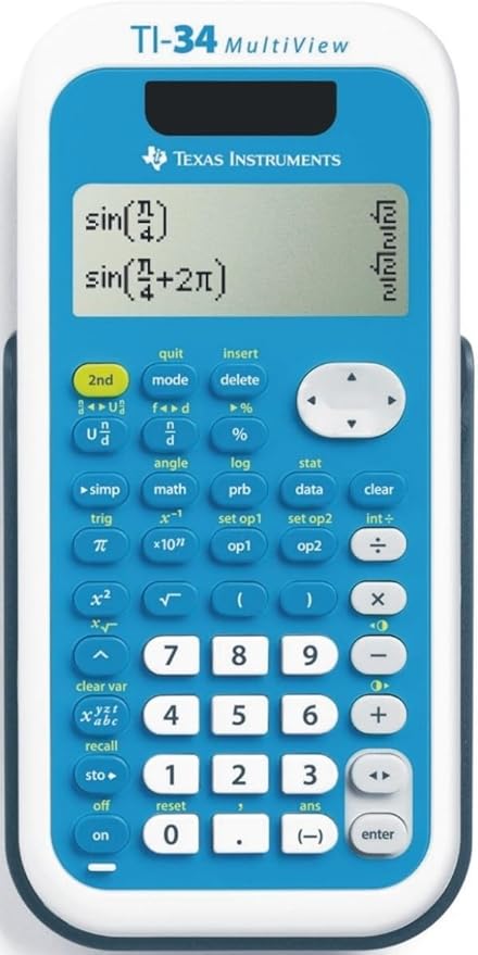 Texas Instruments TI-34MultiView Basic Scientific Calculator Teacher Kit TI-34 Multiview