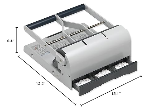 Swingline 3 Hole Punch Heavy Duty, 160 Sheet Capacity Three Hole Puncher 3 Ring, Adjustable 2-3 Hole Low Effort Paper Punch, Black (74650)