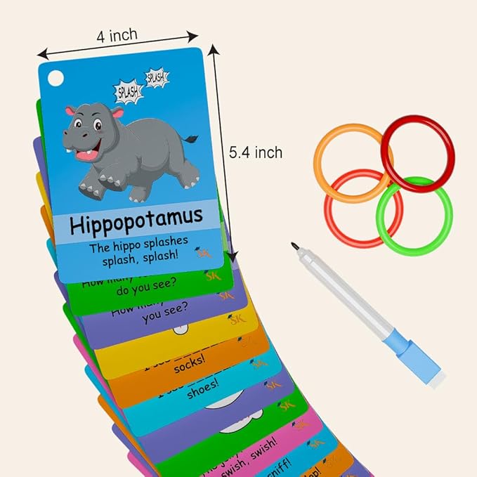ABC Flash Cards for Toddlers 1-4 - Learning Phonics Alphabet Baby Flashcards - Preschool Sight First Words Numbers Colors Objects for Kindergarten