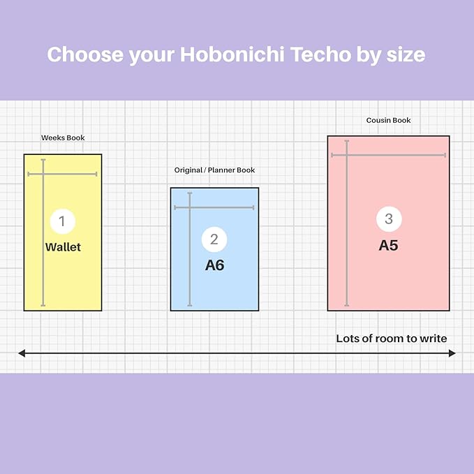 Hobonichi Techo 2026 Cousin Book – A5, English, Daily, Weekly, Jan Start, Mon Start, Planner
