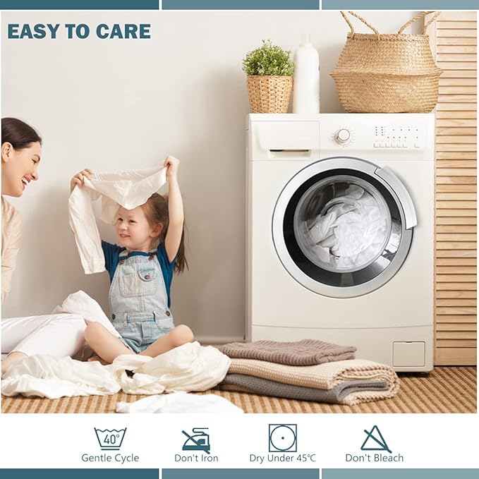 Twin XL Waterproof Mattress Protector Deep Pocket Mattress Cover, Soft Breathable Mattress Pad, Fitted Noiseless Waterproof Bed Cover Stretch to 19"