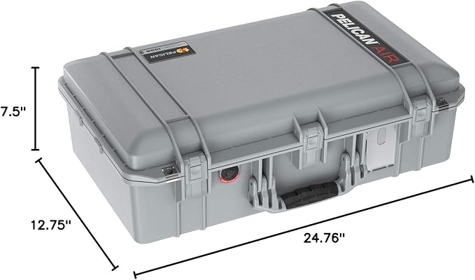 Pelican Air 1555 Case No Foam - Silver