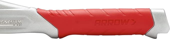 Arrow HT50MG Heavy Duty Magnesium Hammer Tacker Kit for Insulation, Housewrap, Roofing Underlayment and Flooring