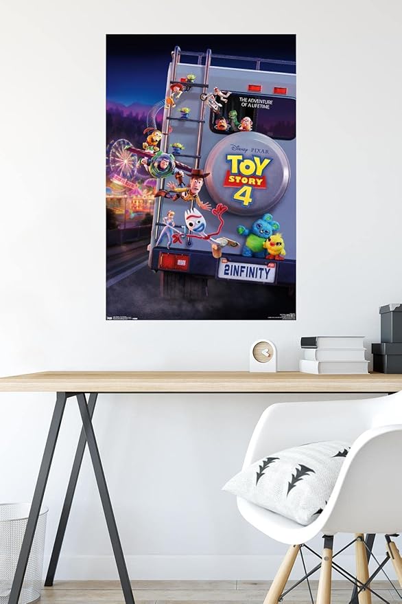 Trends International Disney Pixar Toy Story 4 - Final One Sheet Wall Poster, 22.375" x 34", Premium Unframed Version