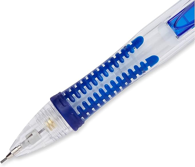 Paper Mate 1759214 Clear Point Mechanical Pencil Starter Set, 0.9 mm, Lime Green, Royal Blue, 2/Set