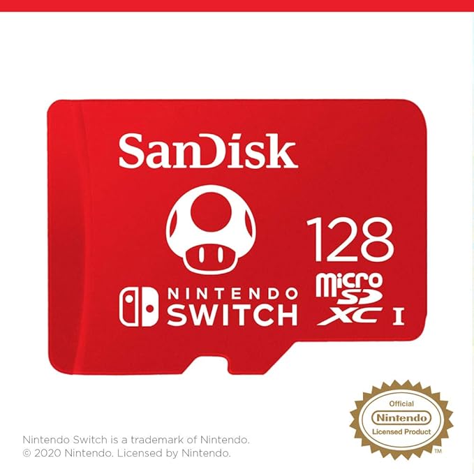 SanDisk 128GB 2-Pack microSDXC Card, Licensed for Nintendo Switch (2x128GB) - SDSQXAO-128G-GN6Z2