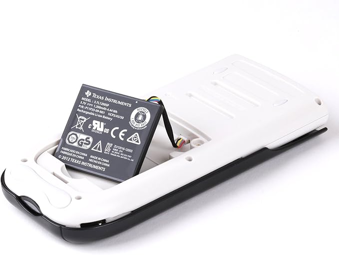 TEXAS INSTRUMENTS Rechargeable Battery for TI-84 C Silver Edition Graphing Calculator + USB Cable (Calculator not Included)