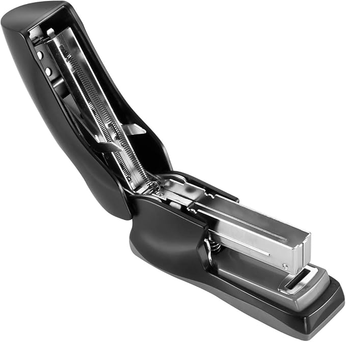 Bostitch Office Heavy Duty 40 Sheet Stapler with 1250 Staples & Claw Remover, Small Stapler Size, Fits into The Palm of Your Hand, Value Pack, Red (B175-BLK-VP