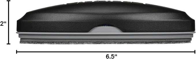 Quartet Eraser, Premium, 3-In-1, Whiteboard/Chalkboard, Magnetic, 6-1/2"x1-3/8", Black (BFEB3)