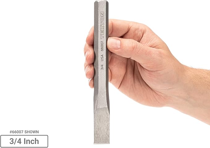 TEKTON Cold Chisel Set, 3-Piece (1/2, 3/4, 1 in.) | PNC91003 | Made in USA