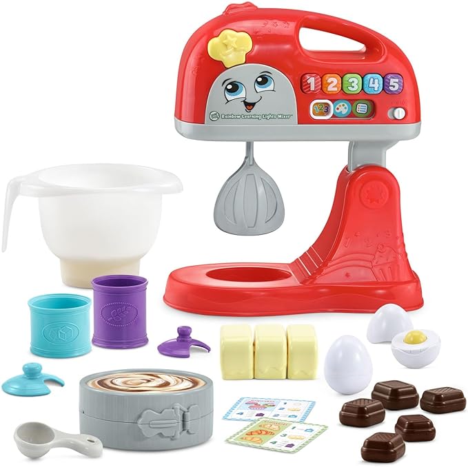 LeapFrog Rainbow Learning Lights Mixer, Red