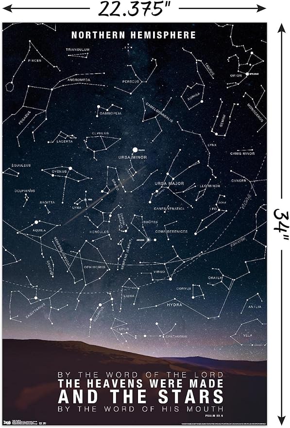 Trends International The Stars Wall Poster 22.375" x 34", Dormitory