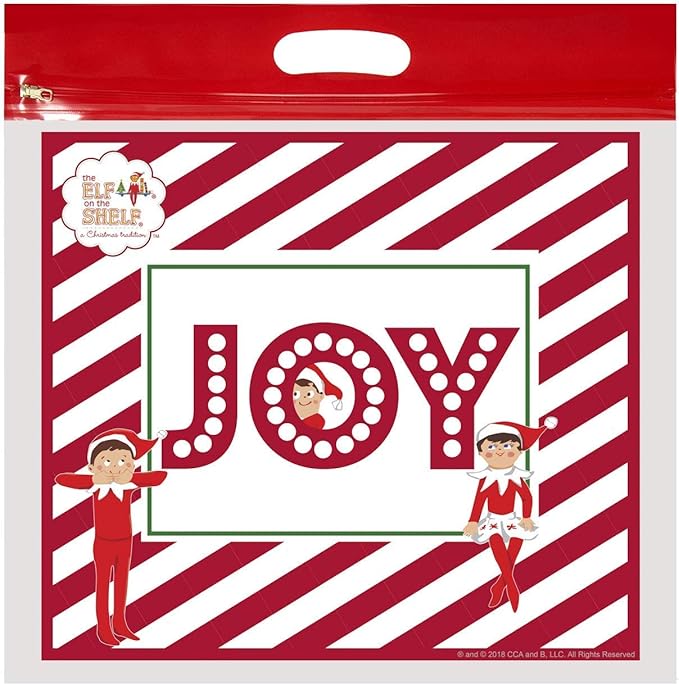 The Elf on the Shelf Merry Merry Minis Series 3: Full Set of 16 Blind Bags with Surprise Elf Figure Collectibles and Zippered Joy Bag