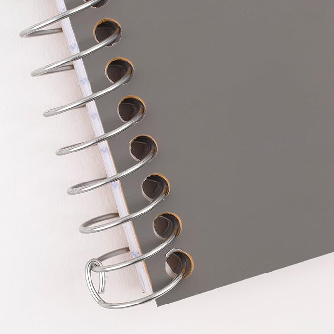 Five Star Spiral Notebook, 1 Subject, College Ruled Paper, 4-3/8" x 7", Personal Size, 80 Sheets, Fights Ink Bleed, Water Resistant Cover, Gray (450048AA3-ECM)