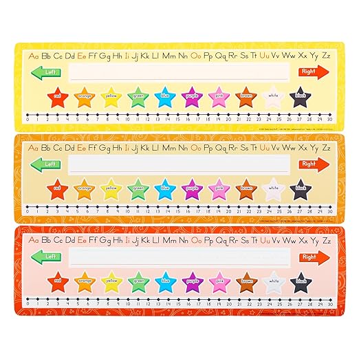 Really Good Stuff Stars and Swirls Desktop Helpers - Set of 24