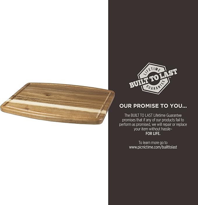 PICNIC TIME Disney Haunted Mansion Hitchhiking Ghosts Ovale Acacia Cutting Board Serving Board Charcuterie Cheese Board with Juice Groove Spooky Kitchen Decor Gift, (Acacia Wood)