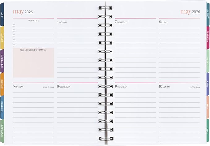 INSPIRED BY ERIN CONDREN 12M A5 Weekly Planner (January 2026 - December 2026) - Petalpoint cover