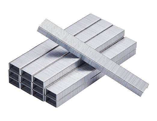Bostitch Office Standard Staples, 1/4" Length,Full Strip Staples, 5000 Per Box, 8-Pack