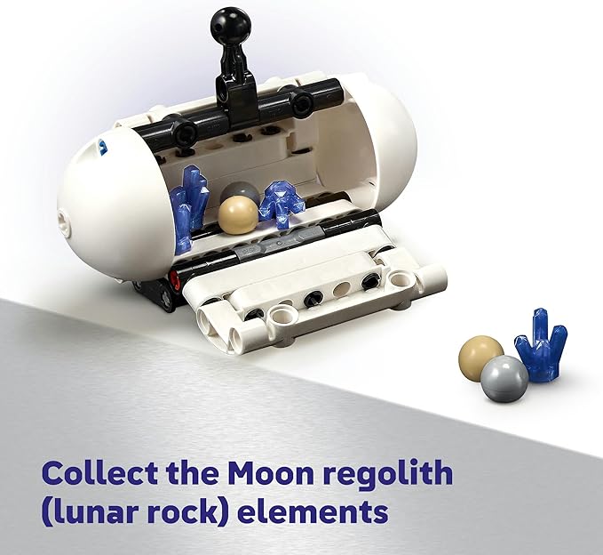 Lego 42211 Technic, Lunar Outpost(R) Moon Explorer Car, Toy, Birthday Gift, Blocks, Boys, Girls, Kids, 10, 11, 12 Years, Elementary School, Space Science